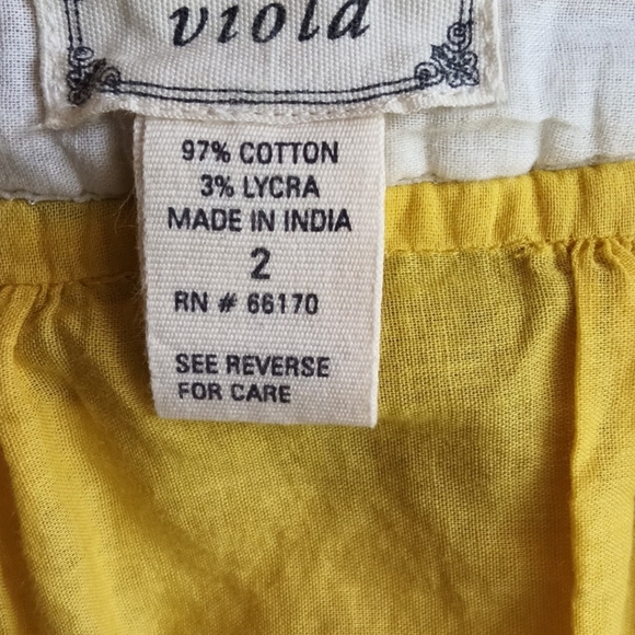 Anthropologie Viola Sleeveless Peplum Top Size 2. - Picture 5 of 7